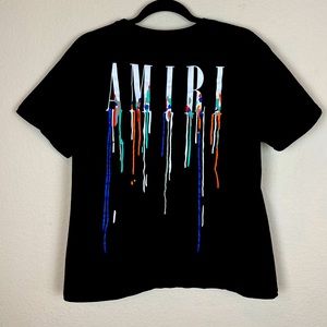 Amiri drip T-shirt men large